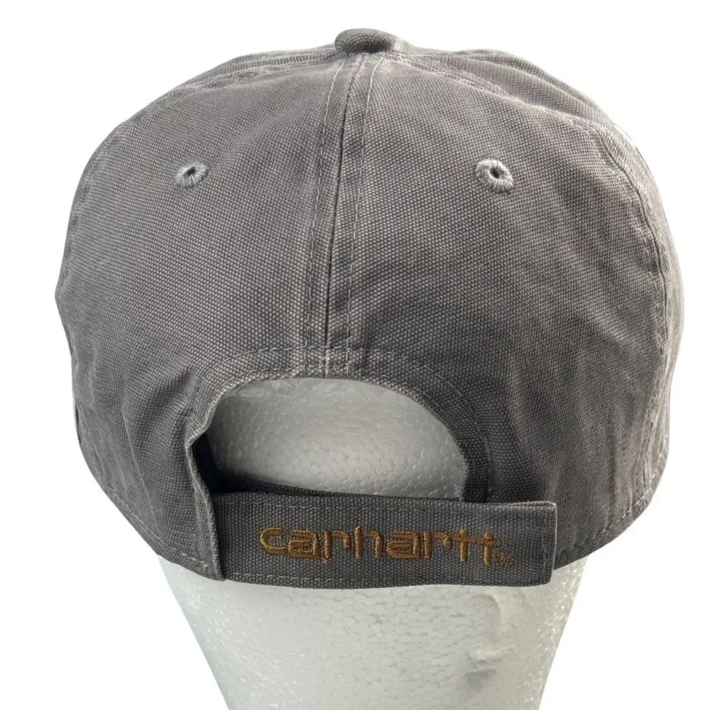 Carhartt Cap Freese and Nichols Hat Embroidered‎ Grey Adjustable Backstrap